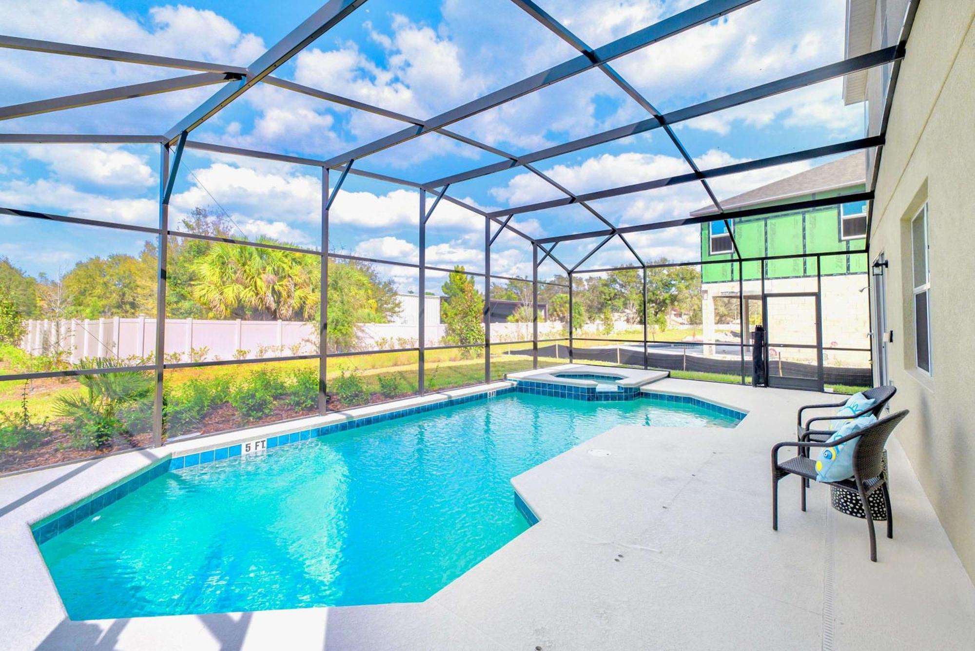8Br Family Home With Pool And Hot Tub キシミー エクステリア 写真