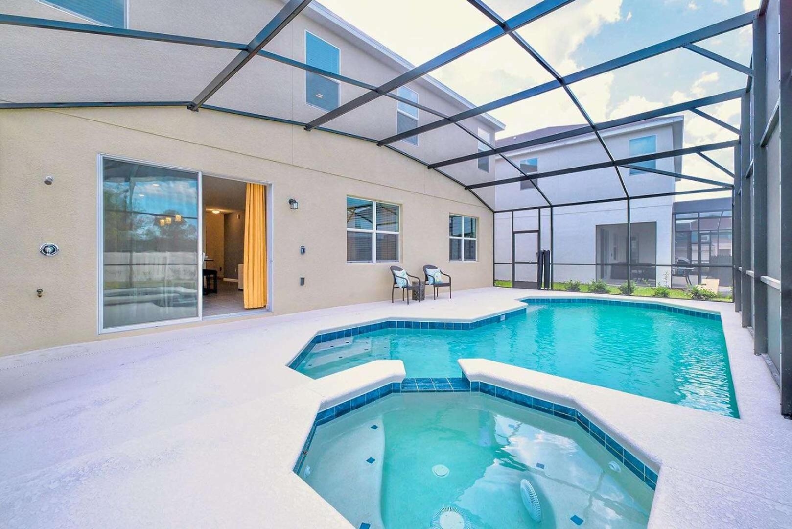 8Br Family Home With Pool And Hot Tub キシミー エクステリア 写真